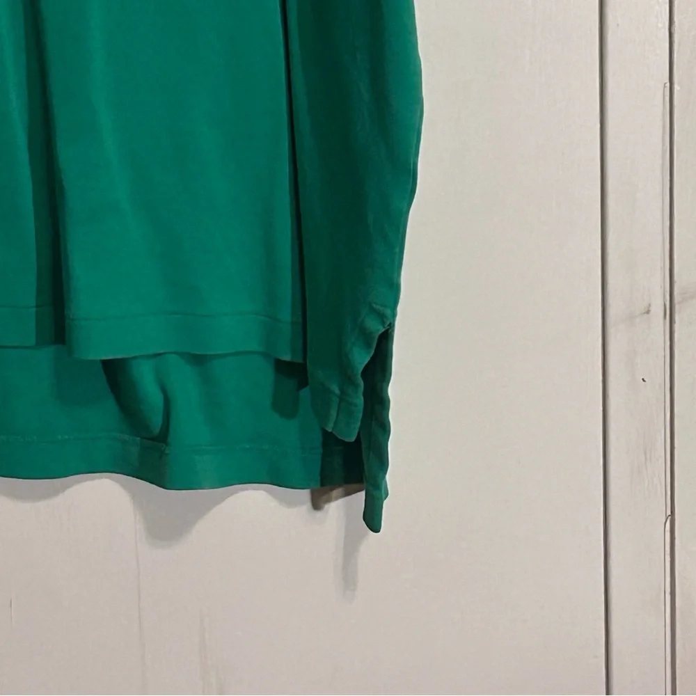 Polo Ralph Lauren Bright Green Cotton Polo Shirt with purple logo size Large